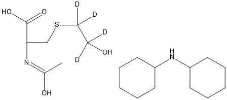 N-Acetyl-S-(2-hydroxyethyl-[d4])-L-cysteine Dicyclohexylamine Salt